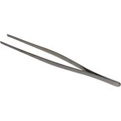 Labbakkal Penset Düz - Küt Uçlu Paslanmaz Çelik - 30 CM