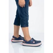 Lacivert Eva Unisex Çocuk Sabo Terlik