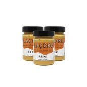 Laçoko 960 gr Şekersiz Katkısız Glutensiz Vegan Doğal Çifte Kavrulmuş Yer Fıstığı Ezmesi