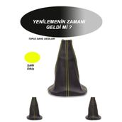 LADA SAMARA uyumlu oto,araç vites körüğü sarı dikiş