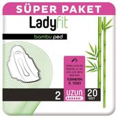 Ladyfit 20x2 40 Adet Bambu Uzun Ped