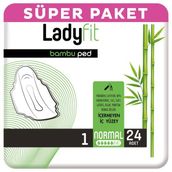 Ladyfit 24x4 96 Adet Bambu Normal Ped
