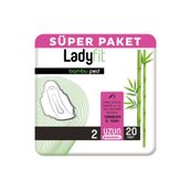 Ladyfit Bambu Süper Uzun 12x20 Ped
