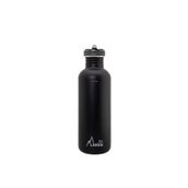 Laken LKBSF100NE Çelik Basic 1 lt Siyah Flow Kapak Şişe Suluk