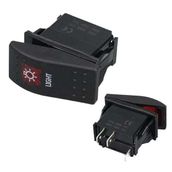 Lamba Sembollü Işıklı 3 Pinli On-Off 12-24V Marin Switch