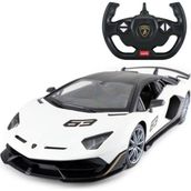 Lamborghini Aventador Svj R/c 1/14 Uzaktan Kumandalı Araba - Açık Mavi