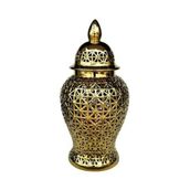 La'Medore Delikli Desen Gold 40x40x86 cm Büyük Küp