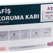 Lamiess A-3 420x297 mm 20'li Afiş Koruma Kabı