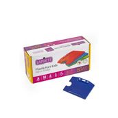 Lamiess LMS 214 50'li Mavi Yatay Plastik Kart Kabı