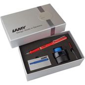 Lamy 16DS Kırmızı Safari Dolmakalem Seti
