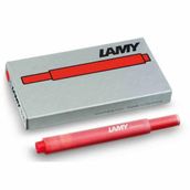 Lamy T10 Kırmızı 5'li Dolma Kalem Kartuşu