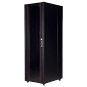 Lande 36U 600x800 Siyah Tekerlekli Rack Kabin