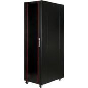 Lande 42U 600x1000 Siyah Tekerlekli Rack Kabin