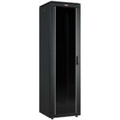 Lande 42U 600x600 Siyah Tekerlekli Rack Kabin