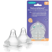 Lansinoh 2'li Natural Wave Biberon Emziği Hızlı Akış