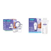 Lansinoh Kompakt Tekli Elektrikli Göğüs Pompası ve 50'li Süt Saklama Poşeti