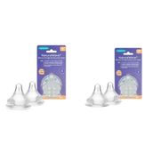 Lansinoh LNS-76030 Natural Wave Silikon 2'li Hızlı Akış Biberon Emziği