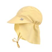 Lassig Flap Hat UV Korumalı Uzun Çocuk Şapkası – Pale Yellow | UPF 80 Güneş Koruması, Ense Korumalı Yaz Şapkası (6-12 Ay)