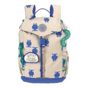 Lassig Happy Trails Mini Outdoor Sırt Çantası, Frog Tasarım, Çok Renkli, 3 Yaş ve Üzeri, 9 L, Su İtici ve Reflektör Detaylı, Doğa Gezileri ve Açık Hava Maceraları için