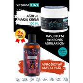 Last Touch 2'li Paket Aromaterapi Masaj Yağı A.f.r.o.d.i.z.y.a.k. 250 ml Masaj Kremi 100 ml