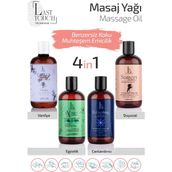 Last Touch Masaj Yağı Aromaterapi 4'Lü Seri Vanilya-Duyusal-Egzotik-Canlandırıcı