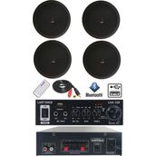 Lastvoice Black Small-3 Tavan Hoparlör+Anfi Ses Sistemi Paketi
