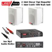 Lastvoice Soft Paket-1 Hoparlör ve Anfi Mağaza Ses Sistemi