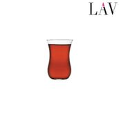 Lav 30020 6'lı Cam Çay Bardağı Seti