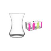 LAV Demet 48 Parça (1 KOLİ) Çay Bardağı Dmt303 (8 PAKET)