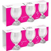Lav Nectar Ayaklı Meşrubat Bardağı 3 Lü x 2 Kutu - Şeffaf