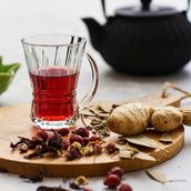 Lav Venüs Kulplu 6'lı Çay Bardağı - 150 ml - 6 Adet - Şeffaf