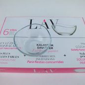 Lav VIR261 6'lı Cam Kase Seti