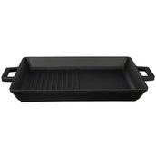 Lava 26x32 cm Metal Kulplu Hibrit Döküm Izgara Tava