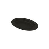 Lava 32x23 cm Siyah Döküm Oval Döner Kebap Tabağı