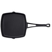 Lava Döküm 26x26 cm Kare Tek Kulplu Izgara Tava