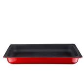Lava Döküm Dikdörtgen 1/1 Ölçü 32x53 cm Kırmızı Gastronomi Küvet