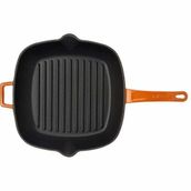 Lava Metal Saplı 26x26 cm Turuncu Izgara Tava