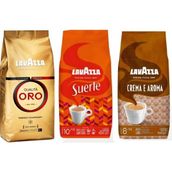 Lavazza Qualità Oro + Suerte + Crema E Aramo Çekirdek Kahve (1000GR) 3'lü Paket - 1 kg