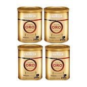 Lavazza Qualita Oro Filtre Kahve Teneke Kutu Dörtlü Set (250 gr x 4=1 Kg)