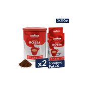 LavAzza Qualita Rossa Öğütülmüş Filtre Kahve 2x250gr Teneke Kutu | 2'li Saklama Paketi