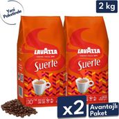 Lavazza Suerte 1 kg Çekirdek Kahve İtalya Menşeli Zengin Lezzet ve Orta Kavrulmuş