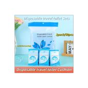 lawrenceshop 100 Adet Tek Kullanımlık Hijyenik Klozet Kapağı Örtüsü Poşeti Seyahat Tuvalet Wc Örtüsü