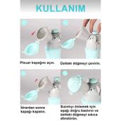 lawrenceshop Kız Çocuk Pembe Taşınabilir Sızdırmaz Lazımlık Seyahat Idrar Şişesi Hijyenik Portatif Lazımlık