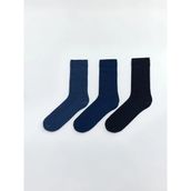 LC Waikiki Erkek Soket Çorap 3 Lü (S6) - 43 - 45 - Navy