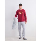 LC Waikiki Kırmızı Galatasaray Baskılı Erkek Pijama Takımı