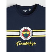LC Waikiki Lacivert Fenerbahçe Baskılı Penye Erkek Pijama Takımı
