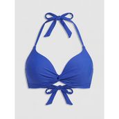 LCW DREAM Mavi Balenli Dolgulu Büzgülü Kadın Bikini Üstü