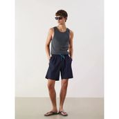 Lcwaıkıkı Classic Indigo Diz Hizası Boy Basic Erkek Deniz Şortu