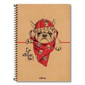 Le Color 17x24 cm Kareli 200 Sayfa Köpek Eco Kraft Defter