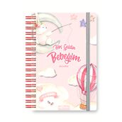 Le Color Kız Bebek Anı Defter Albümü Hamile Anne Günlüğü